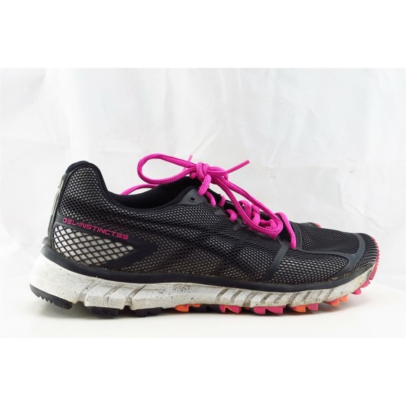 Asics Women Size 9 M Black Running Mesh Instinct 33 - Picture 4 of 9